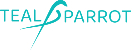 Teal Parrot logo